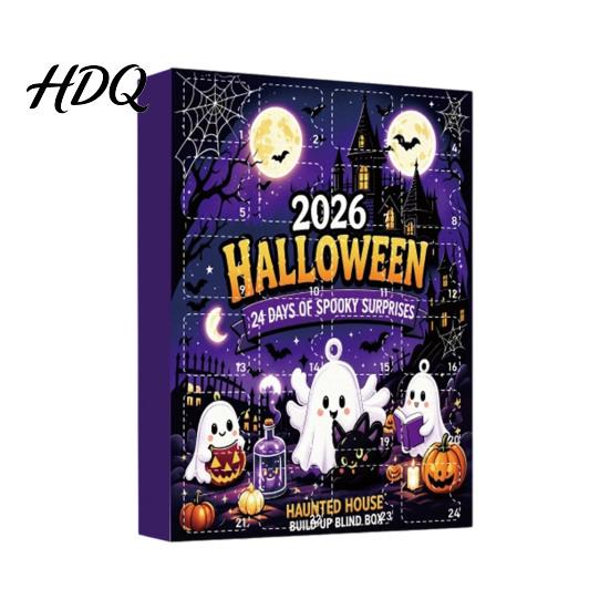 Theme Hanging Ornaments Christmas Advent Calendar 2026 24 Days Countdown with Acrylic Day Gift Box Ornaments Collectible Gifts for Holiday