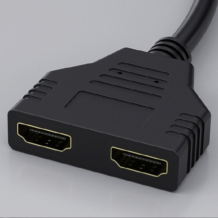 HDTV Splitter 1 To 2 Output for Double Monitors 1 In 2 Out 1080P Video Support for Computers TVs and Gaming Systems
