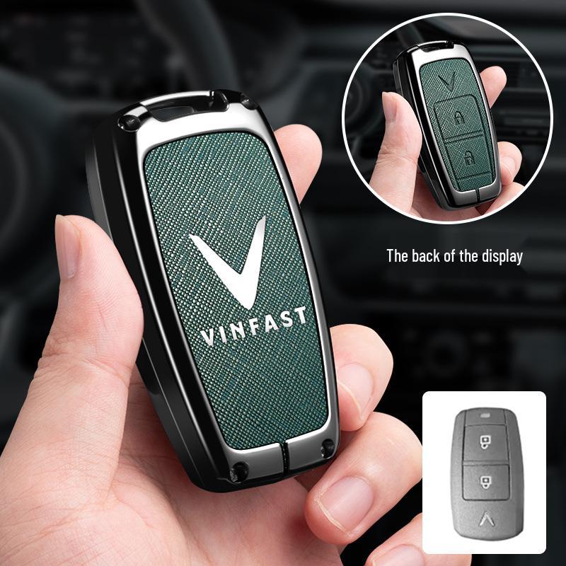 Vinfast Vietnam Car Key Case for Zhonghua V5/VF8 VF3/5/9 with Premium Keyring Buckle