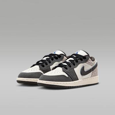 Air Jordan 1 Low SE GS 'Sail Deep Pewter'