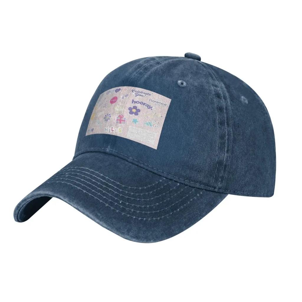 Florence By Mills Millie Bobby Brown Baseball Caps Snapback Denim Hats Outdoor Casquette Sports Baseball Cowboy Hat for Unisex
