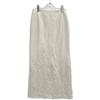 LE CIEL BLEU 24AW Ivory Wrinkle Wash Satin Skirt skirt 38 IvoryUsed