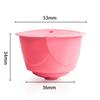 Reusable Rose Coffee Capsule Filter Cup Set for Dolce Gusto Coffee Maker with Spoon Brush Refillable Coffee Capsule Filter Cup