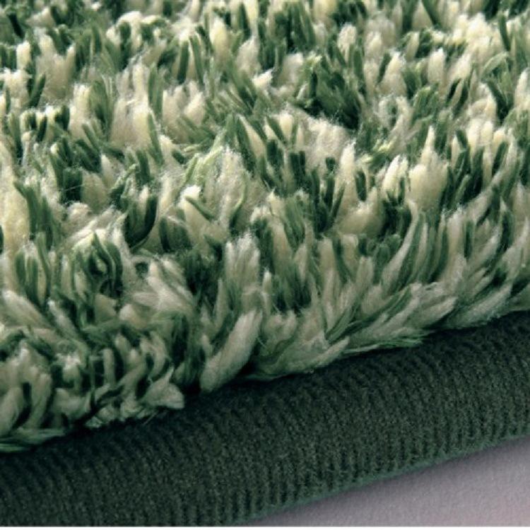 Round Carpet, Two Tone Short Plush Carpet, Living Room Coffee Table Carpet, Bedroom Bedside Mat, Hanging Basket Mat