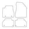 [BLM]LE010 Red - Set of Velour Floor Mats To Fit Lexus RX III Hybrid 400h 2004-2008 - Red Trim