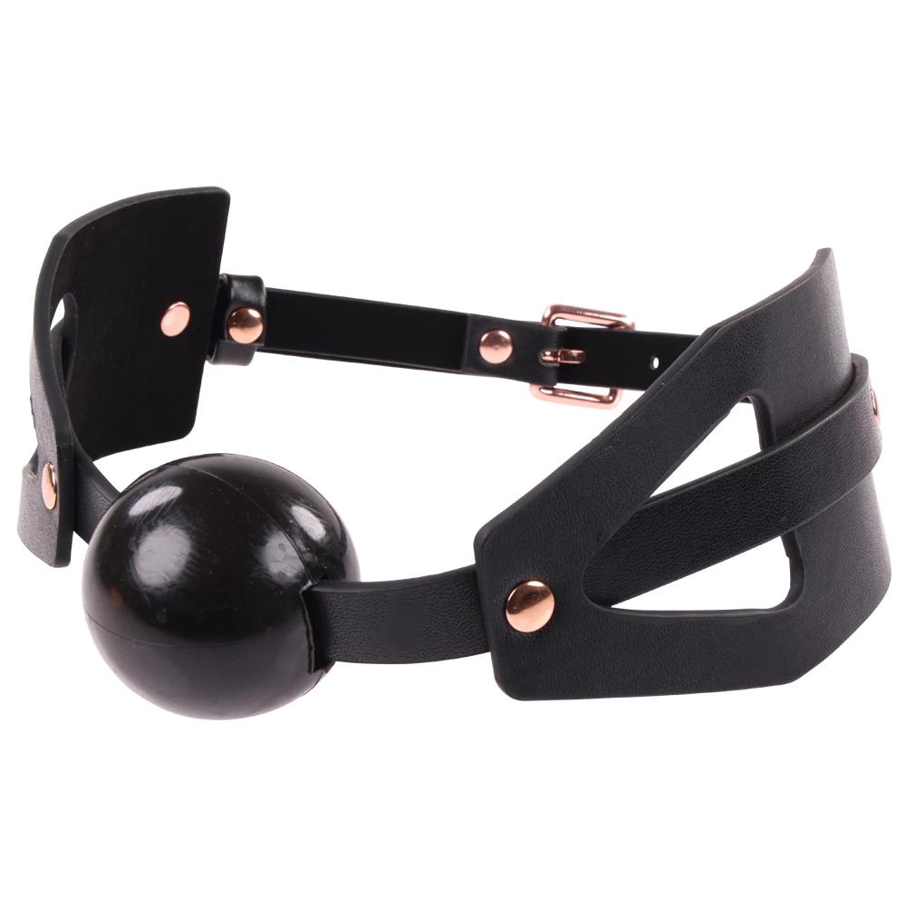 Sportsheets - Sex & Mischief Soft Mouth Gag Black