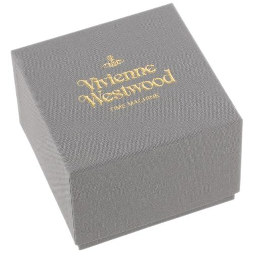 Vivienne Westwood Men's Analog Orb Watch, Black and Gold, VV048GDBK