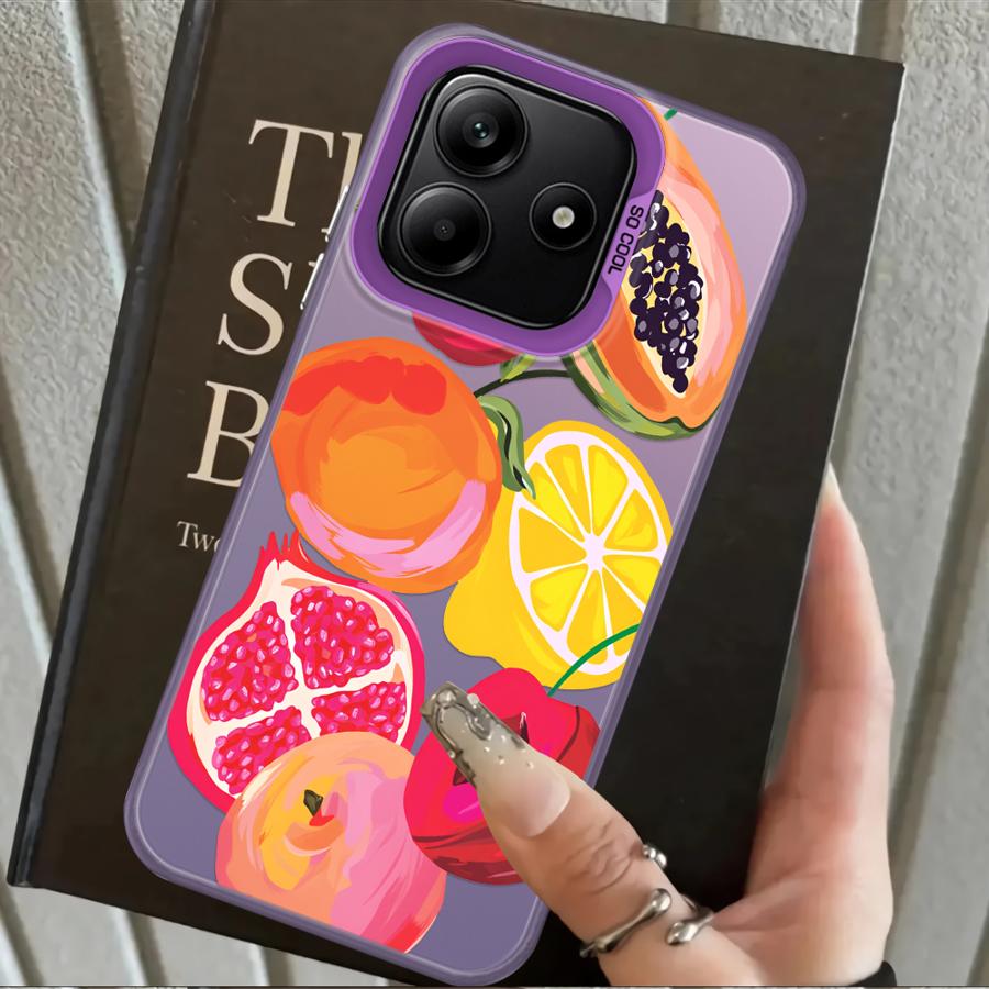 Case for Xiaomi Redmi Note 14 11s 11 12 Pro Note 13 Pro Plus 12s Back Phone Cover Delicious Fruits