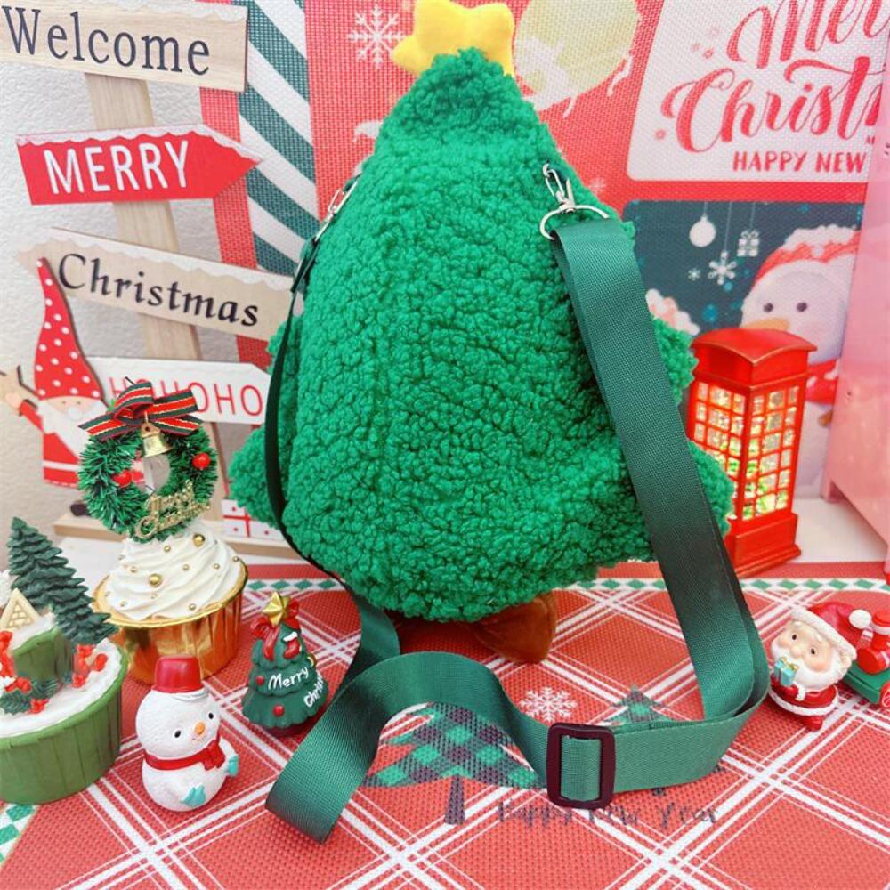 Crossbody 20CM Cotton Doll Clothes Christmas Tree Plush Toys Clothes  Doll Accessory