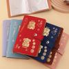 PU Leather 100 Envelope Challenge Binder Waterproof Cash Budget Notebook Bills Storage