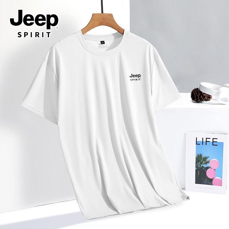 JEEP SPIRIT Men's Ice Silk Quick-Dry T-Shirt