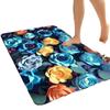 Three Dimensional Flower Floor Mat Bathroom Diatom Mud Anti Slip  Dirt Resistant and Quick Drying Floor Mat Household Water Absorption Carpet