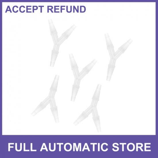 ПЯТЬ Соединитель вакуумной трубки 5/32  Автомобильный Y-образный 3-ходовой Фитинги для шлангов Универсальный