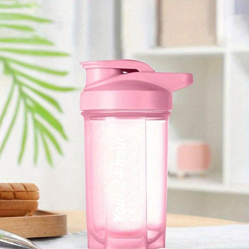 1pc, Plastic Sports Fitness Shaker Cup, Portater Bottle, Coffee Cuuitable for Kitchen, Restaurant, Fitness, Camping, Work and School
