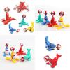 Plastic Mechanical Dolphin Chaser Toy With 360 Degree Rotation For Child Development And Parentchild Interaction