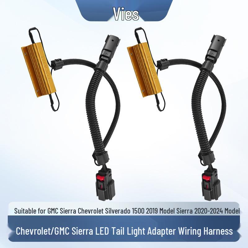 GMC Sierra 1500 2019-2024 LED Taillight Adapter Wiring Harness