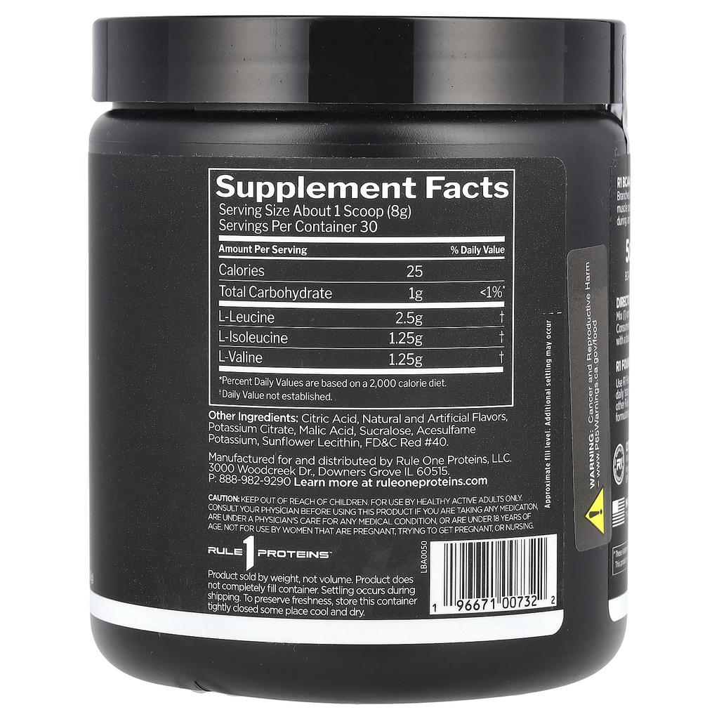 Bcaa, Fruit Punch, 240G(8.47Oz)