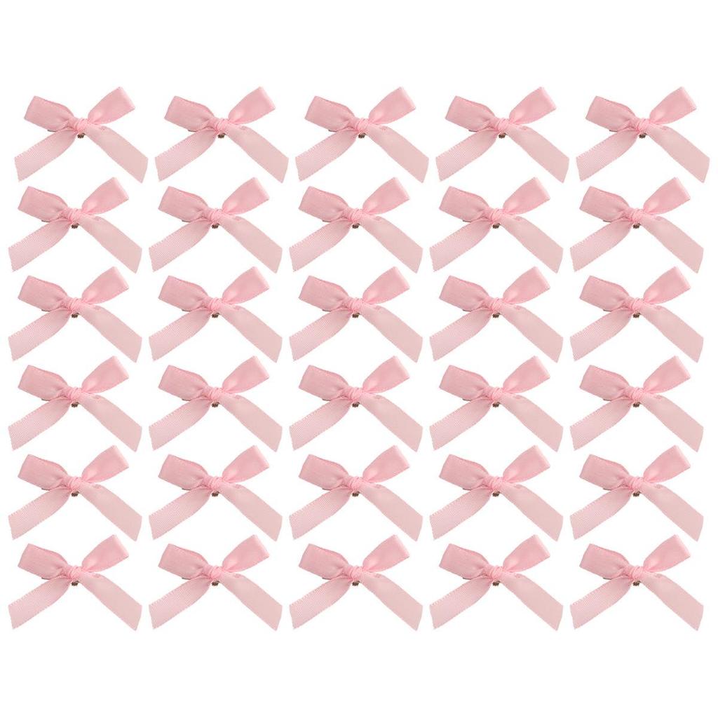 Ballet Style 4cm Bow Duckbill Hair Clip - Sweet Ribbon Hair Accessory