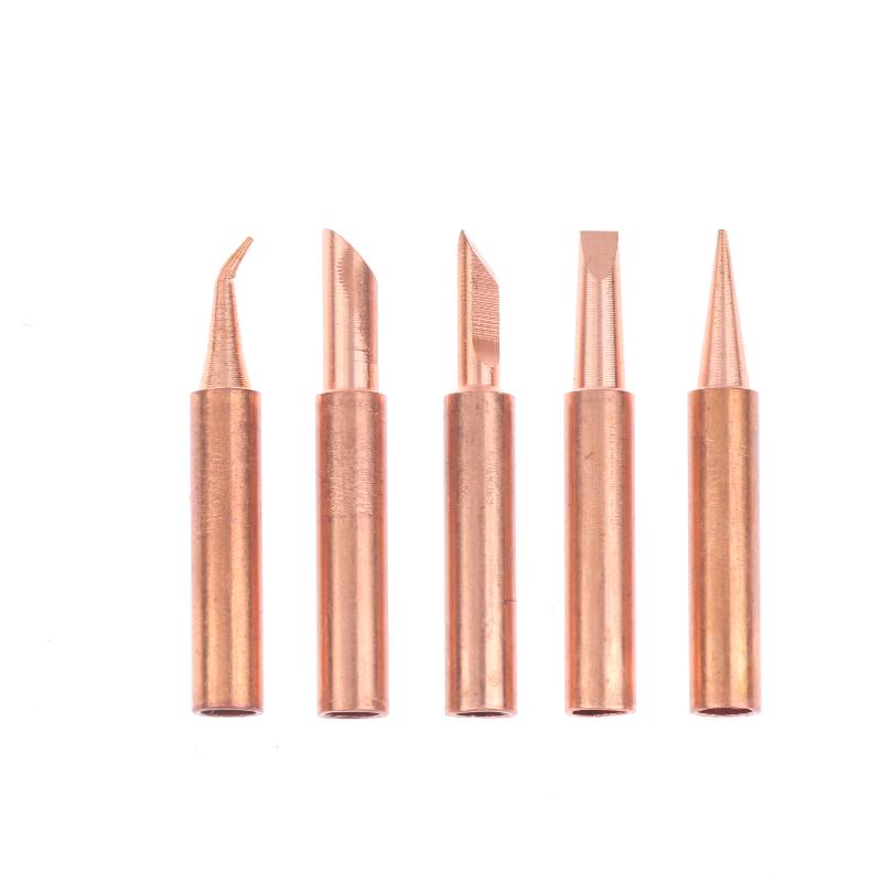 900 Reines Kupfer Lötkolbenspitze Lötkolbenspitze Reines Kupfer Nicht-Magnetisch Löthorn Elektrische Lötkolbenspitze