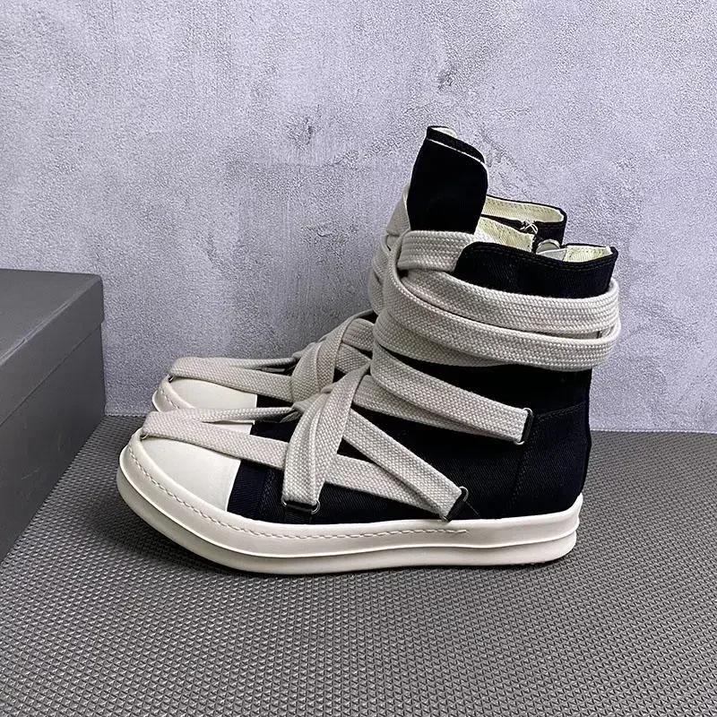 Moderiktiga vintage Pentagram High Top Sneakers, Herrskor, Unisex Casual Sportskor, Platåskor, Stora Storlekar