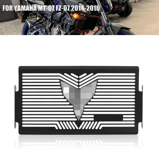 

Защита радиатора мотоцикла для алюминиевой решетки радиатора Защитная крышка Yamaha MT-07 FZ-07 14-16
