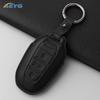 Leather Car Key Case Cover Shell For Peugeot 308 408 508 2008 3008 4008 5008 For Citroen C4 C6 C3-Xr Keychain Accessories