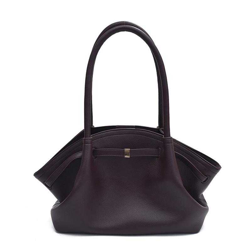 Large Capacity Women Bag With Cotton Polyester Lining And Slip Pockets For Work And Casual