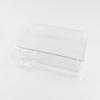 Practical Storage Solution Transparent Makeup Container Clear Plastic Tray for Bathroom and Desk Organizer Storage Box