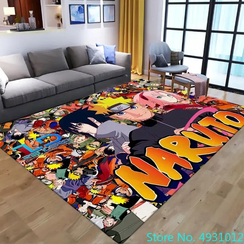 Anime Hot Uzumaki Naruto Love Rug Carpet Living Room Bedroom Bedside Soft Comfortable Children Kids Anti Slip Floor Mat