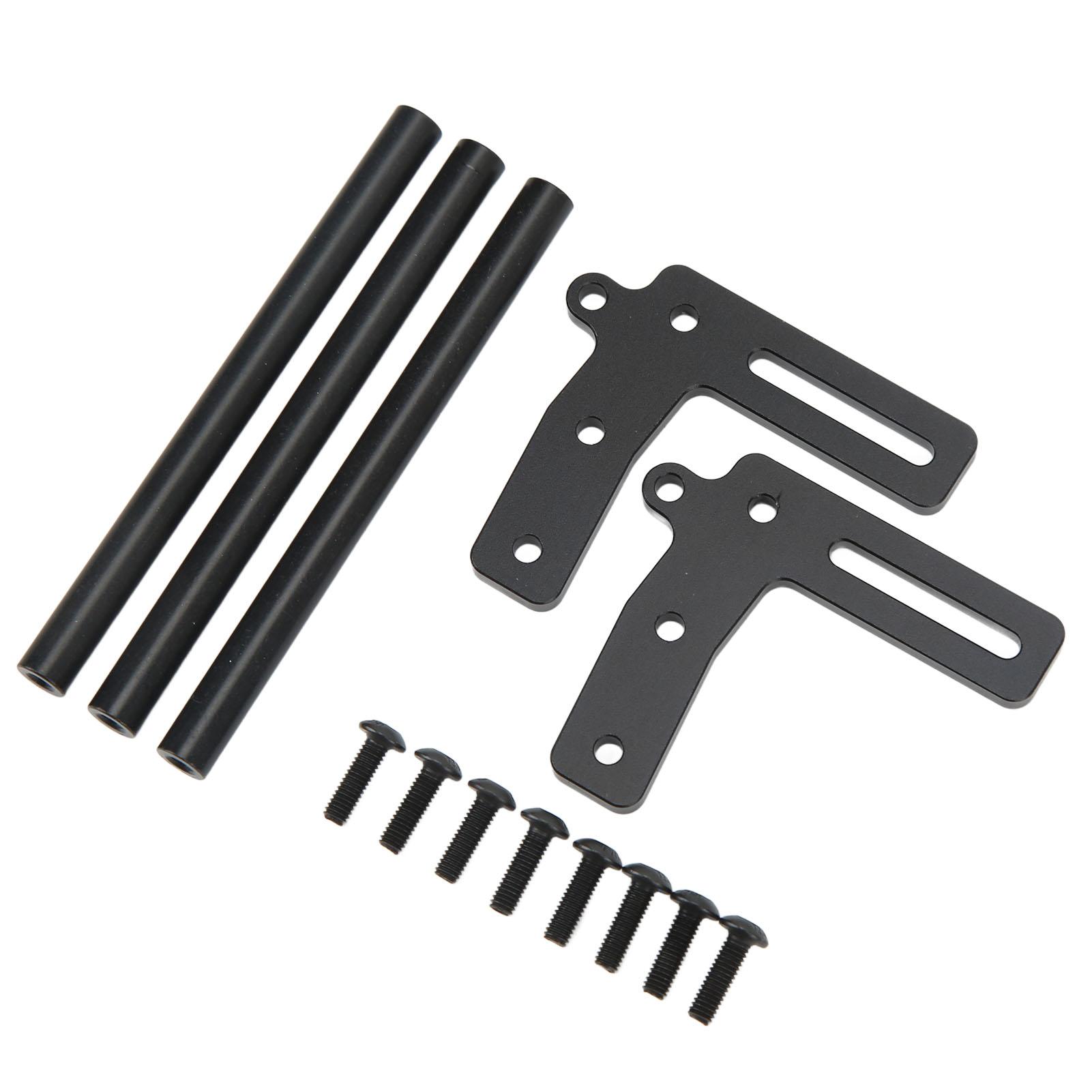 

RC Crawler Car Metal Front Bumper Stable Performance Good Protection Anti Scratch RC Front Bumper for SCX10 Black чорний