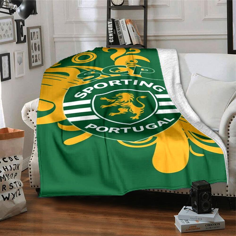 SCP Sporting Print Flannel Blanket High Quality Warm Comfortable Cover for All Seasons Perfect for Gifts Home Decor