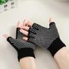 1 Pair Fashion Solid Color Gloves Work Performance Unisex Gloves Party Outdoor Sports Half Finger Gloves