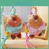 Groundhog Wearing Clothes Hats Cartoon Plush Keychain Daily Use Pendant Gifts
