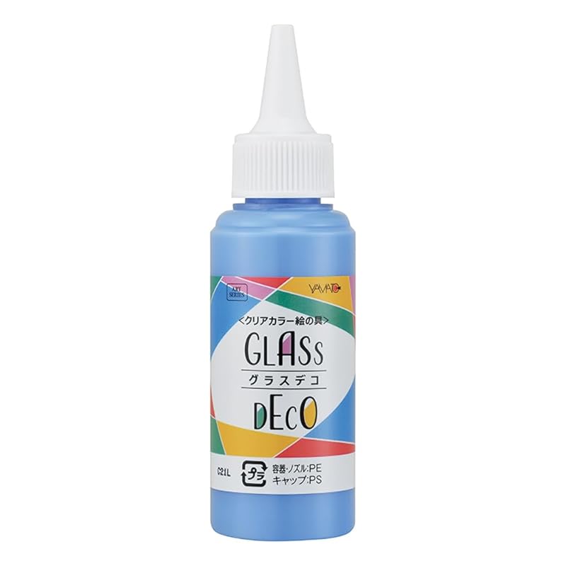 

Yamato art supplies glass deco 60ml monochromatic cobalt blue GDS60H-14