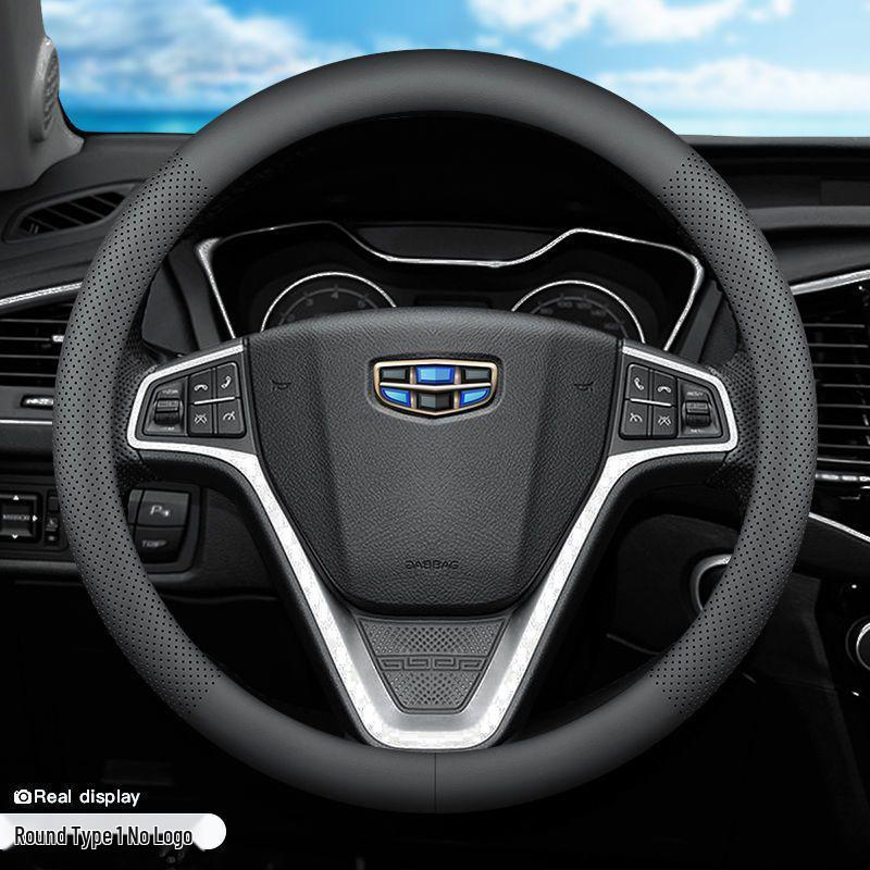 Geely Car Steering Wheel Cover for Boyue Pro, Emgrand GL, Binyue, Binrui, Xingyue, Xingrui, Vision X3, X6