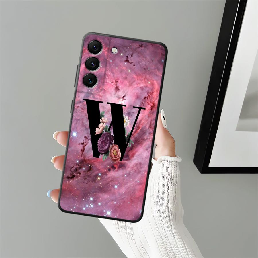 Personalized Letters Case for Samsung Galaxy A23 A73 A51 A55 A37 A06 A25 A16 A57 A15 A53 A17 A05 A52 A36 Phone Cover A12 A70 A13