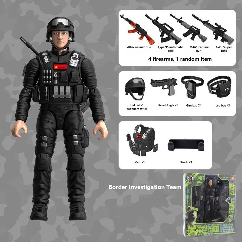 Special Forces Model Toy Soldiers With Removable Joints Action Figure Set Home Ornament Birthday Gift For Kids