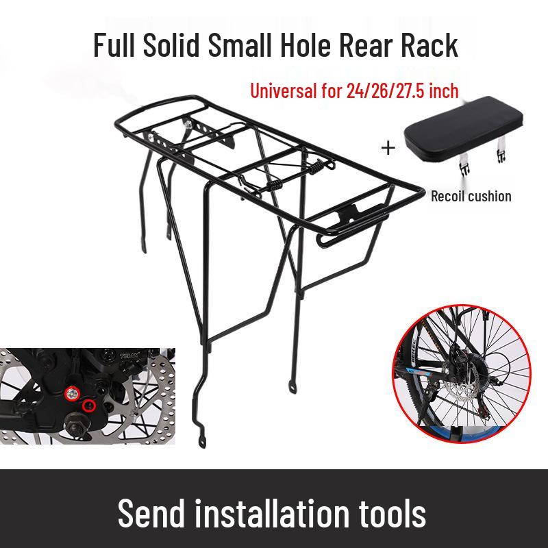 Multifunctional Rear Rack: Carrier for People, Clothes, Mountain Bikes, Children's Bicycles, Cargo, and Folding Bikes.