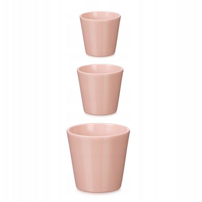 Pot De Fleur Ibergarden Ensemble De Pots De Fleurs Coniques Ã 14, 17, 22 Cm