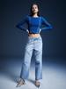 RENNESMIA Indigo Washed Top _ Blue