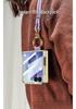 Samsung Z Flip 8 Electroplated Retro Leather Case with Lanyard and Ring Holder