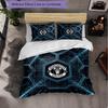 Set Lenzuola Manchester United Modello 3 Pezzi Morbida Copripiumino in Microfibra con Federe per Camera da Letto