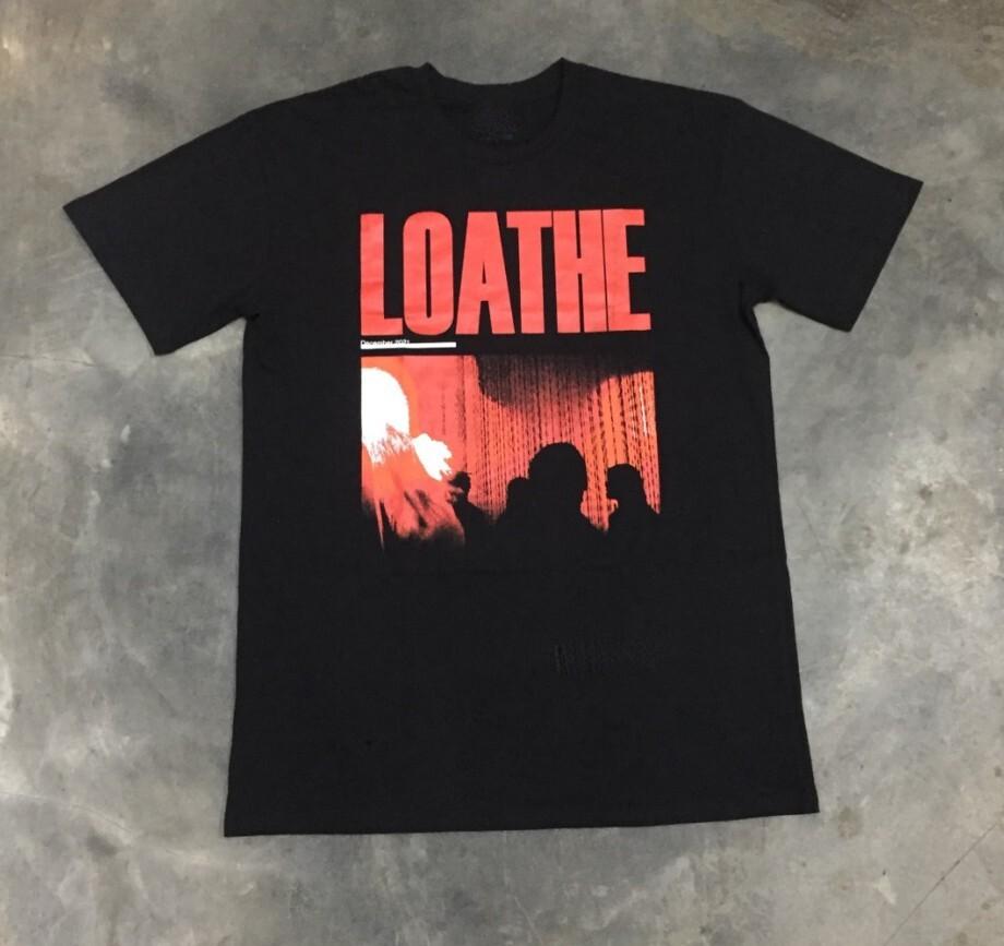 Vtg Loathe Band Concert Tour Heavy Cotton Black Full Size Unisex Shirt BL XXXL