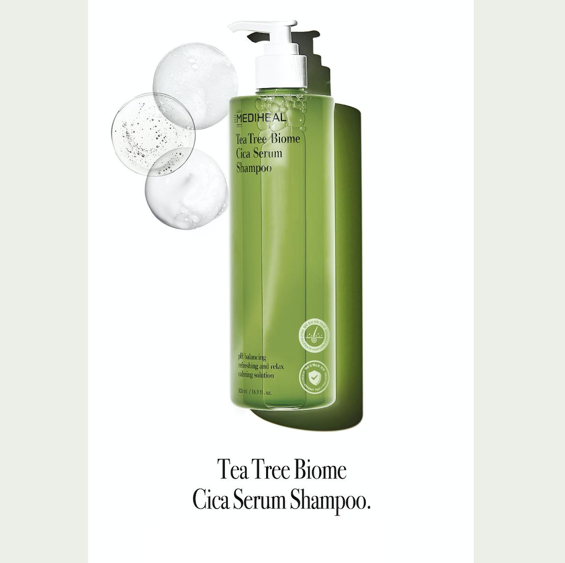 

Mediheal Tea Tree Biome Cica Serum Shampoo 500 мл - Сыворотка-шампунь