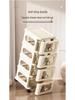 Multi-Layer Snack & Toy Storage Cabinet: Safe for Kids, Ideal for Living Room & Bedroom