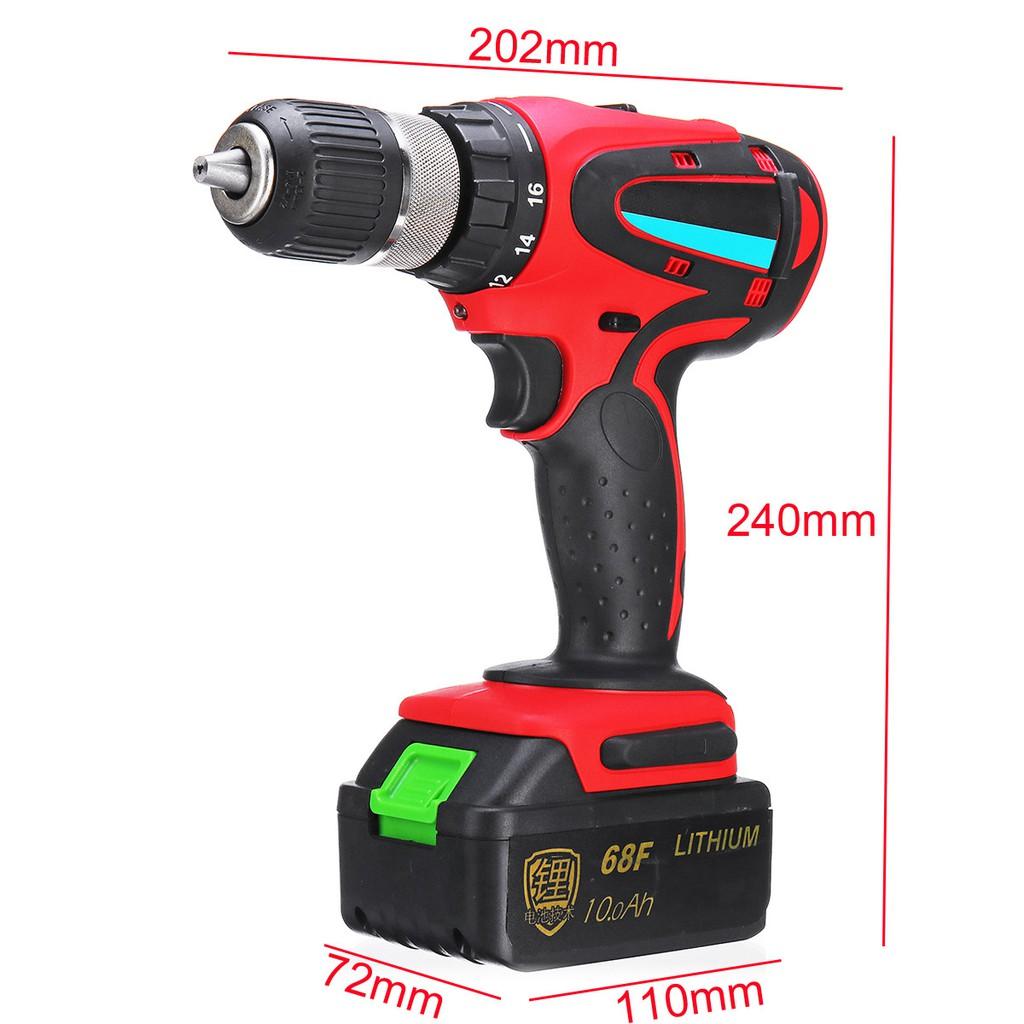 54N.m Electric Impact Wrench Socket Wrench Hand Drill Hammer Tool LED Working Light Brushless Cordless 202*240mm