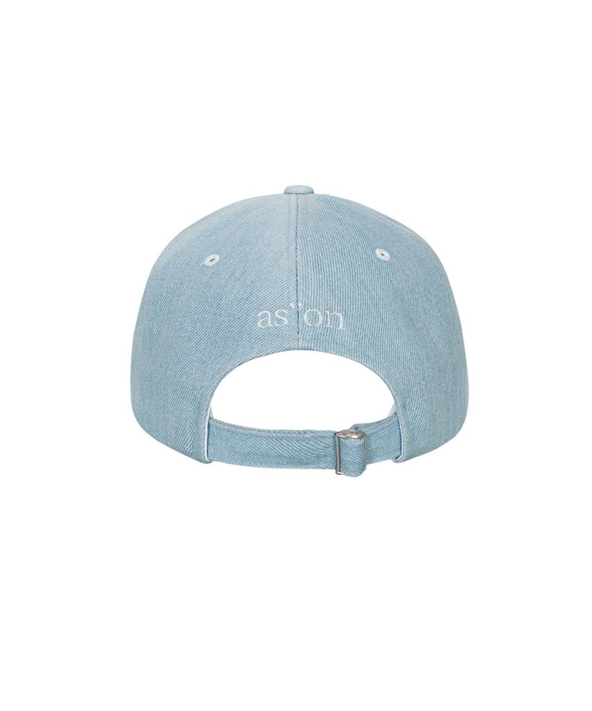 Aejeuon Denim Patch Ball Cap / Light Blue