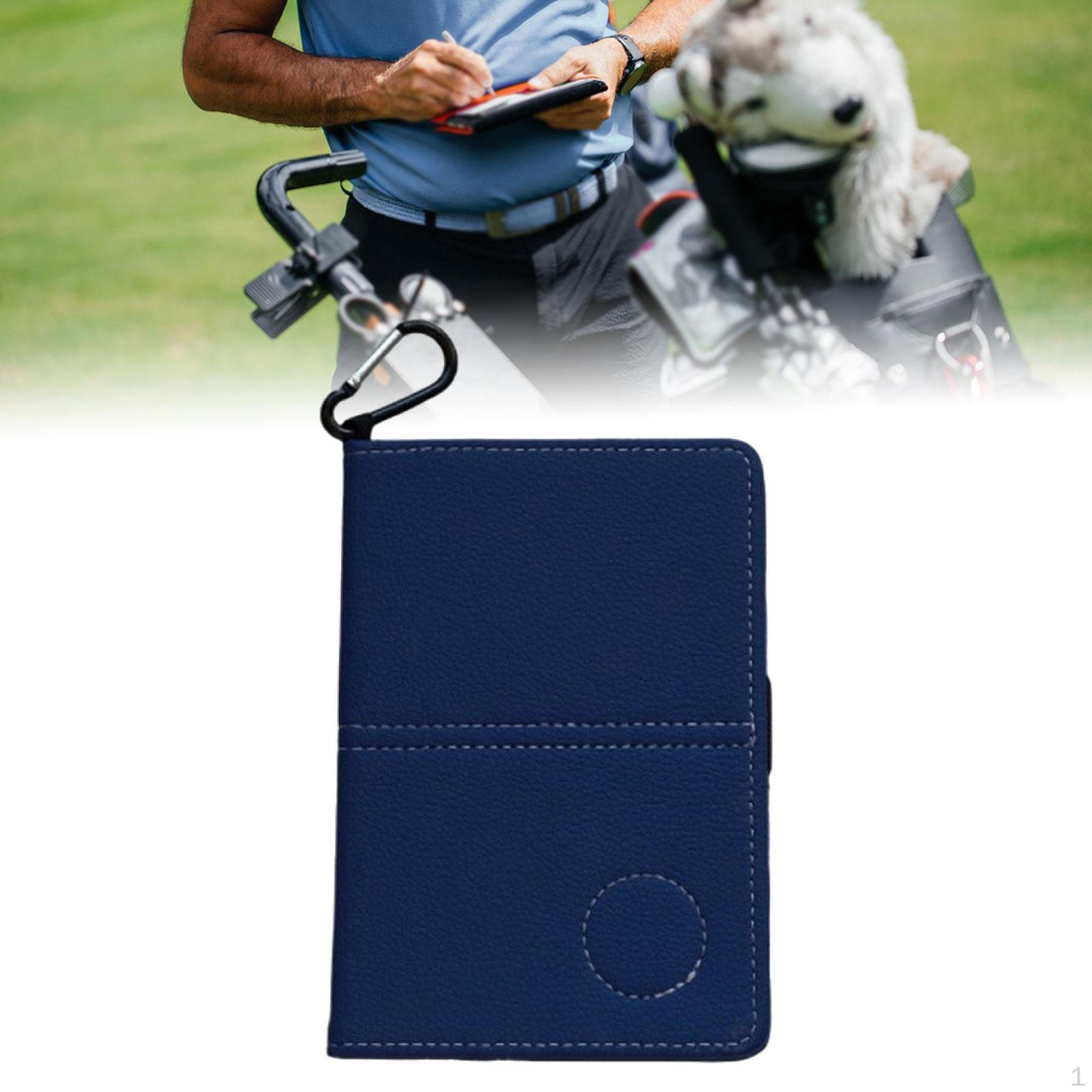 

Golf Scorecard Holder ,Yardage Book Cover, Portable , Cover Score Card Notebook for Style C