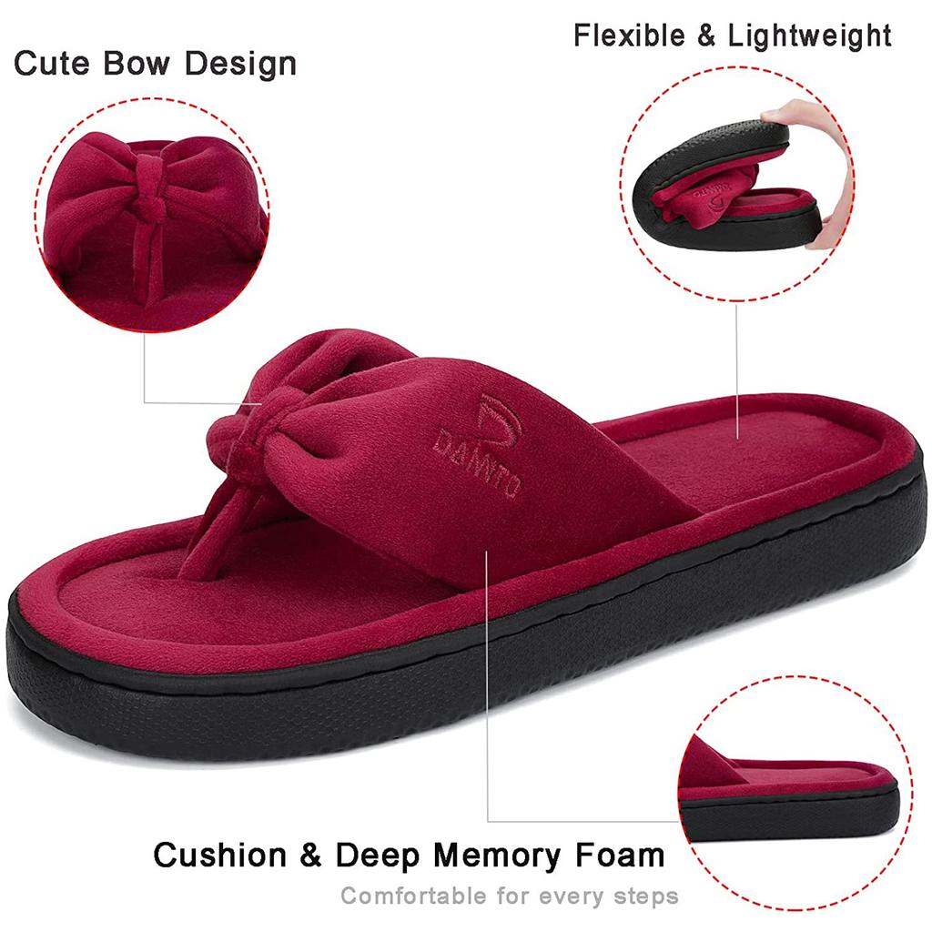 cheap memory foam flip flops