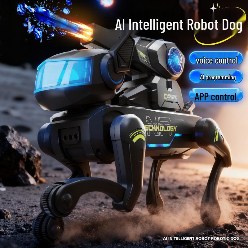 Children's Educational AI Robot Dog: Voice & App Controlled Mechanical Toy